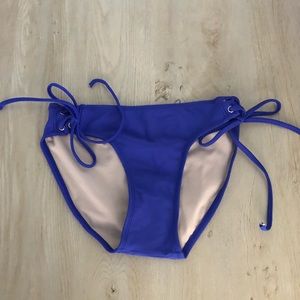 blue bikini bottoms